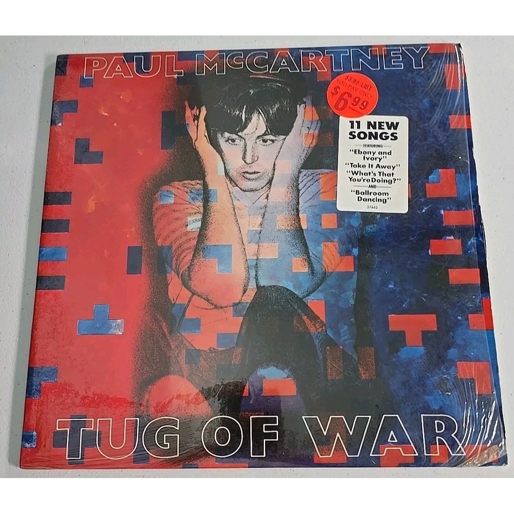 PAUL MCCARTNEY TUG OF WAR LP 1982 COLUMBIA TC 37462 OG SHRINK WRAP VG++